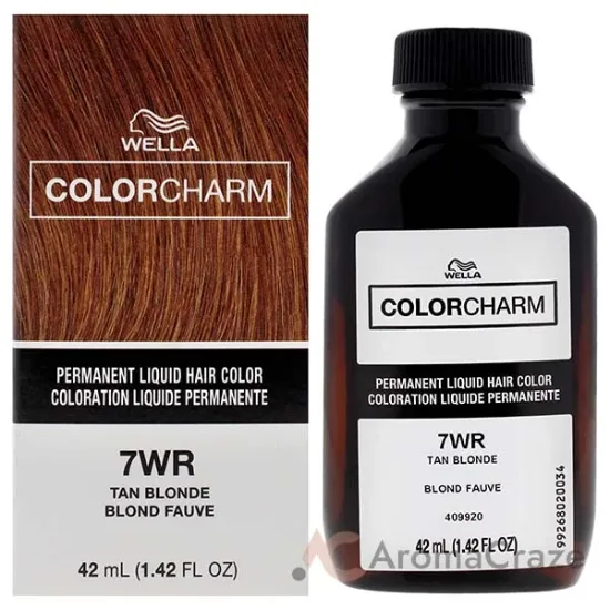 Picture of Color Charm Permanent Liquid Hair Color - 7WR Tan Blonde by Wella for Unisex - 1.42 oz Hair Color