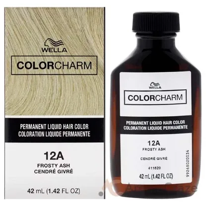 Picture of Color Charm Permanent Liquid Hair Color - 12A Frosty Ash by Wella for Unisex - 1.42 oz Hair Color