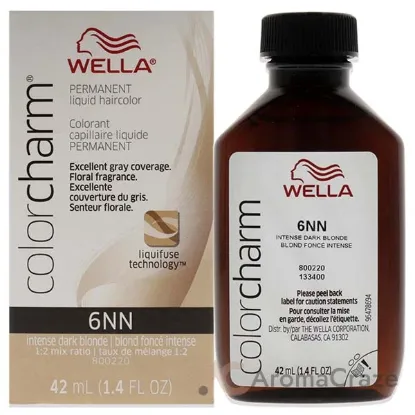 Picture of Color Charm Permanent Liquid Hair Color - 6NN Intense Dark Blonde by Wella for Unisex - 1.42 oz Hair Color