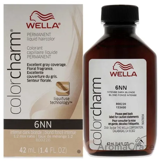 Picture of Color Charm Permanent Liquid Hair Color - 6NN Intense Dark Blonde by Wella for Unisex - 1.42 oz Hair Color