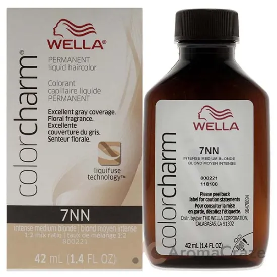 Picture of Color Charm Permanent Liquid Hair Color - 7NN Intense Medium Blonde by Wella for Unisex - 1.42 oz Hair Color