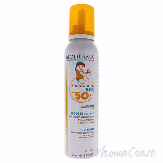 Photoderm Kid Sun Foam SPF 50 by Bioderma for Unisex - 5 oz 