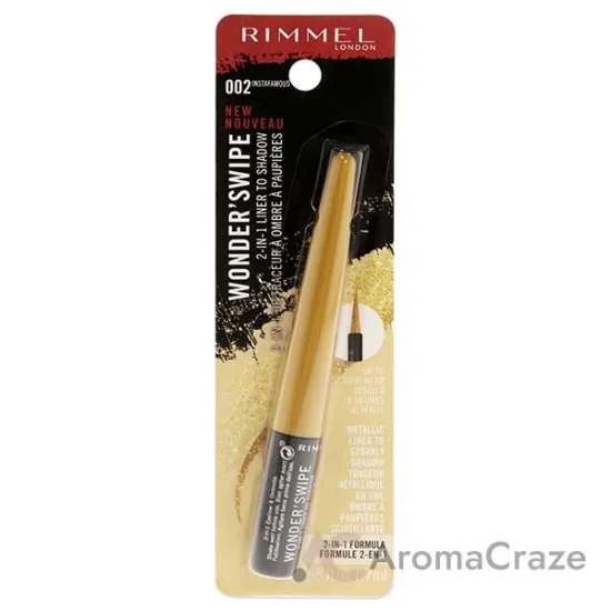Picture of Wonder Swipe 2-in-1 Liner to Shadow - 002 Instafamous by Rimmel London for Women - 0.058 oz Eyeliner