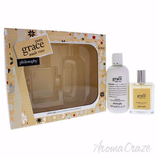 Pure Grace Nude Rose by Philosophy for Women - 2 Pc Gift Set