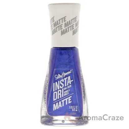 Picture of Insta-Dri Nail Color Matte - 013 Blue by Sally Hansen for Women - 0.31 oz Nail Polish