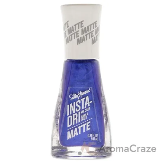 Picture of Insta-Dri Nail Color Matte - 013 Blue by Sally Hansen for Women - 0.31 oz Nail Polish