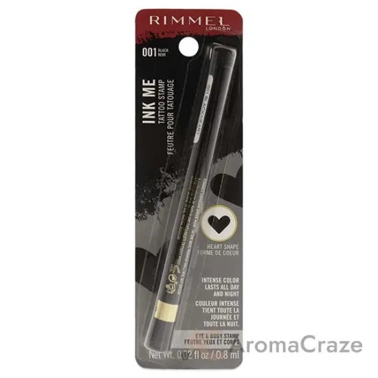 Picture of Ink Me Tatto Stamp Eyes and Body - 001 Black Heart Shape by Rimmel London for Women - 0.02 oz Eyeliner