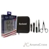 Picture of Grooming Manicure Kit by Barbasol for Men - 6 Pc Cuticle Scissors, Large Nail Clipper, Slanted Nail Clipper, Nail File, Pointed Tweezers, Travel Case