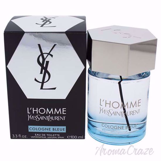 L homme Cologne Bleue by Yves Saint Laurent for Men - 3.3 oz