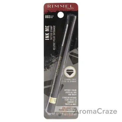 Picture of Ink Me Tatto Stamp Eyes and Body - 003 Black Diamond Shape by Rimmel London for Women - 0.02 oz Eyeliner
