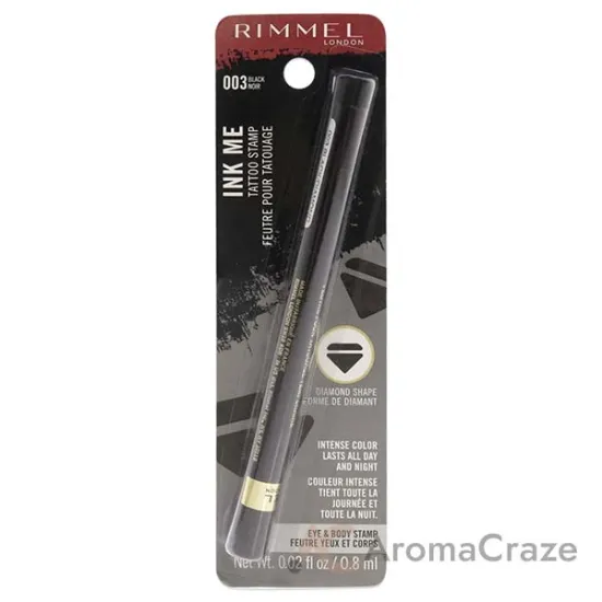 Picture of Ink Me Tatto Stamp Eyes and Body - 003 Black Diamond Shape by Rimmel London for Women - 0.02 oz Eyeliner