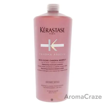 Picture of Chroma Absolu Bain Riche Respect Shampoo by Kerastase for Unisex - 34 oz Shampoo