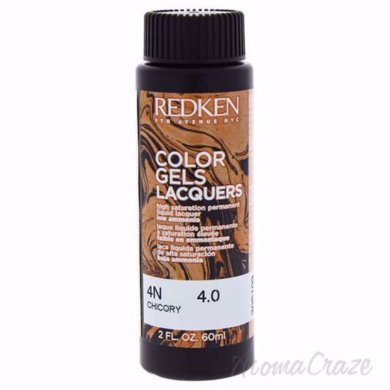Color Gels Lacquers Haircolor - 4N Chicory by Redken for Uni