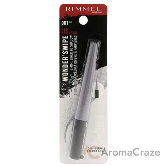Picture of Wonder Swipe 2-in-1 Liner to Shadow - 001 Slay by Rimmel London for Women - 0.058 oz Eyeliner