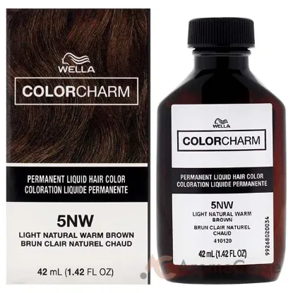 Picture of Color Charm Permanent Liquid Hair Color - 5NW Light Natural Warm Blonde by Wella for Unisex - 1.42 oz Hair Color