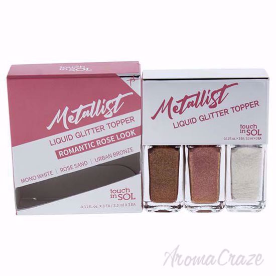 Metallist Liquid Glitter Topper Trio - 01 Romantic Rose Look