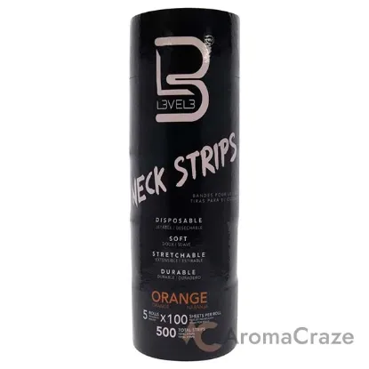 Picture of Neck Strips - Orange by L3VEL3 for Men - 5 Pc Strips