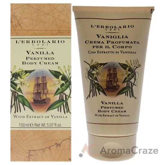 Picture of Perfumed Body Cream - Vanilla by LErbolario for Unisex - 5.07 oz Body Cream