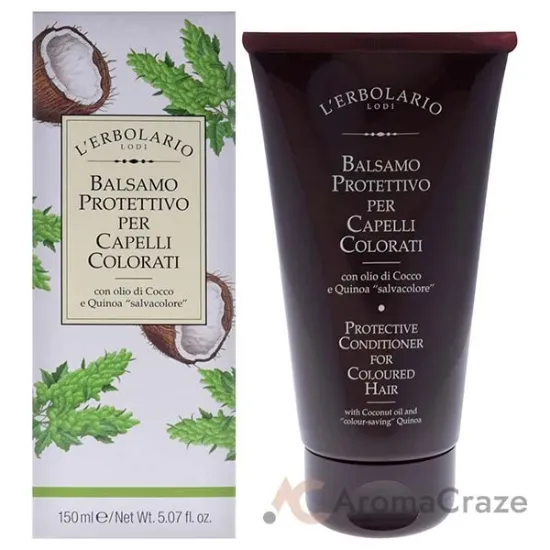 Picture of Protective Conditioner for Coloured Hair by LErbolario for Unisex - 5.07 oz Conditioner
