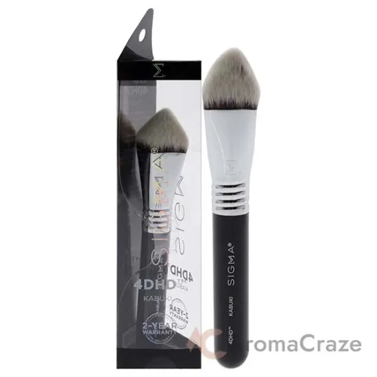 Picture of 4DHD Kabuki Brush - Black by SIGMA for Women - 1 Pc Brush