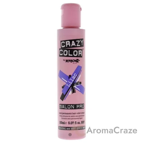 Picture of Crazy Color Salon Pro Semi Permanent Hair Color - 55 Lilac by Crazy Color for Women - 5.07 oz Hair Color