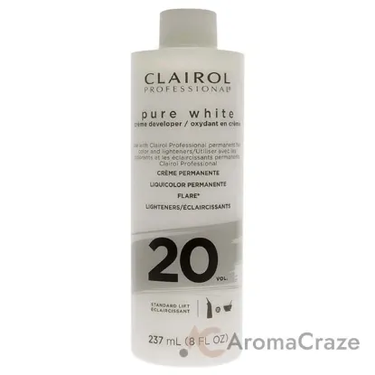 Picture of Pure White 20 Volume Creme Developer by Clairol for Unisex - 8 oz Lightener