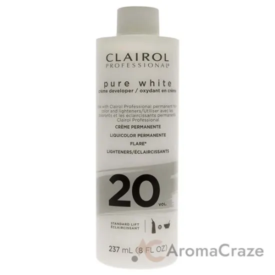 Picture of Pure White 20 Volume Creme Developer by Clairol for Unisex - 8 oz Lightener