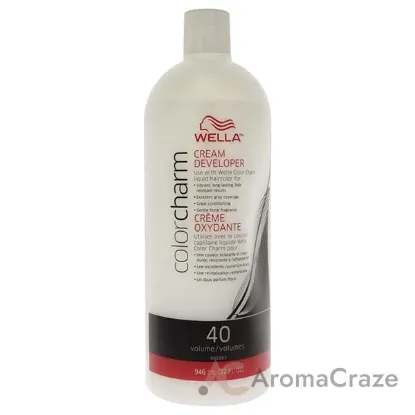 Picture of Color Charm 40 Volume Creme Developer by Wella for Unisex - 32 oz Lightener