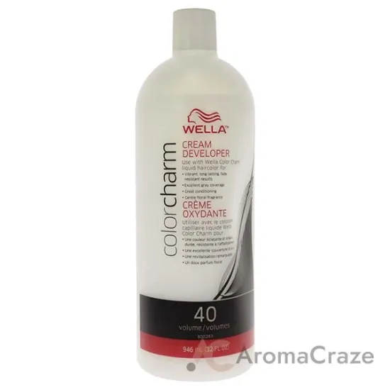 Picture of Color Charm 40 Volume Creme Developer by Wella for Unisex - 32 oz Lightener