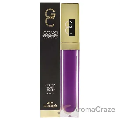 Picture of Color your Smile Lighted Lip Gloss - Wild Orchid by Gerard Cosmetic for Women - 0.23 oz Lip Gloss