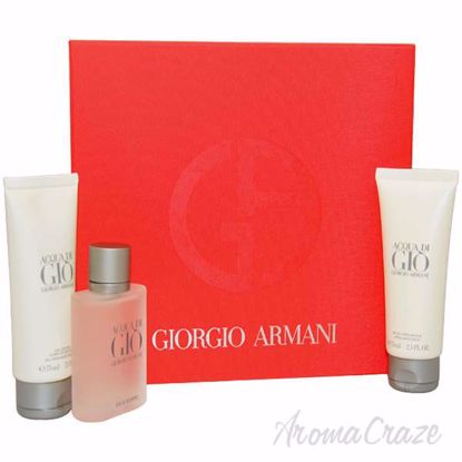 Acqua Di Gio by Giorgio Armani for Men - 3 Pc Gift Set 1.7oz