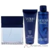 Picture of Seductive Homme Blue by Guess for Men - 4 Pc Gift Set 3.4oz EDT Spray, 6oz Deodorant Body Spray, 3.4oz Shower Gel, Pouch