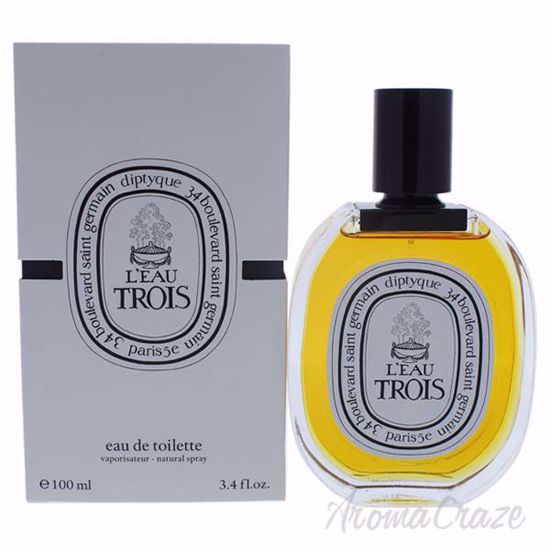 LEau Trois by Diptyque for Women - 3.4 oz EDT Spray