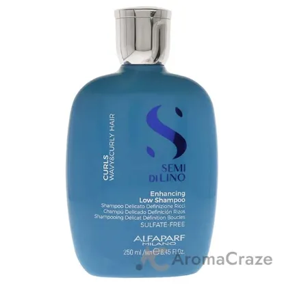 Picture of Semi Di Lino Curls Enhancing Low Shampoo by Alfaparf Milano for Unisex - 8.45 oz Shampoo