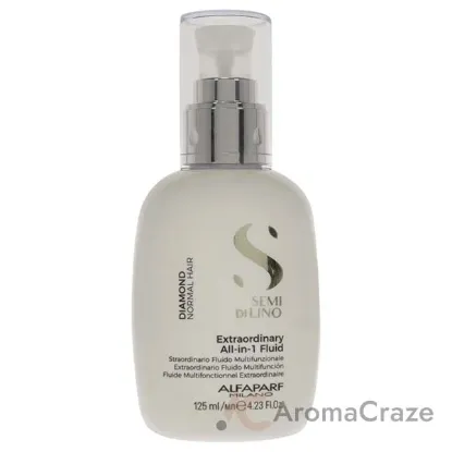 Picture of Semi Di Lino Diamond Extraordinary All-in-1 Fluid by Alfaparf Milano for Unisex - 4.23 oz Treatment