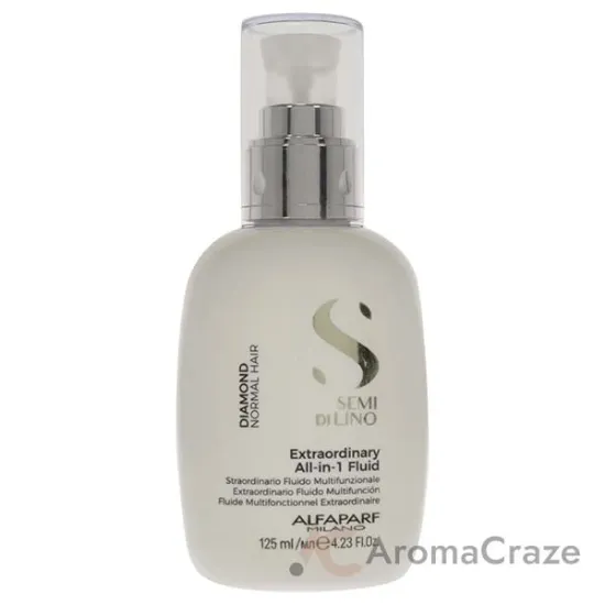 Picture of Semi Di Lino Diamond Extraordinary All-in-1 Fluid by Alfaparf Milano for Unisex - 4.23 oz Treatment