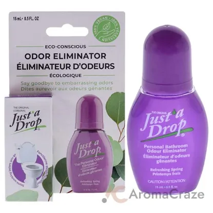 Picture of Just a Drop Odor Eliminator - Refreshing Spring by Prelam for Unisex - 0.5 oz Drops