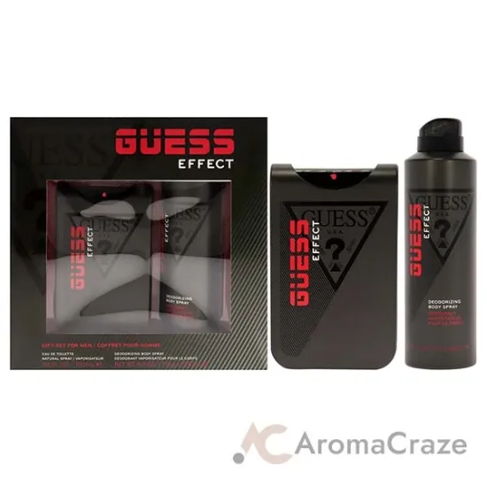 Picture of Guess Effect by Guess for Men - 2 Pc Gift Set 3.4oz EDT Spray, 6oz Body Spray