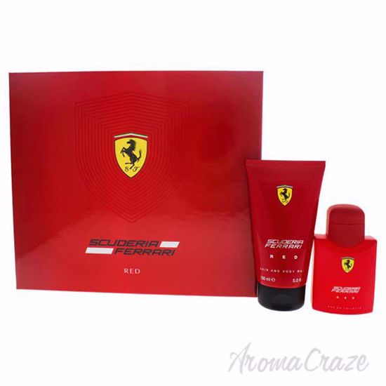 Scuderia Ferrari Red by Ferrari for Men - 2 Pc Gift Set 2.5o