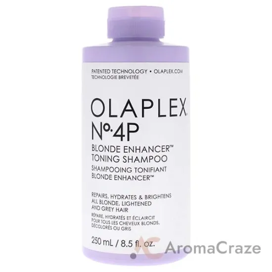 Picture of No 4P Blonde Enhacer Toning Shampoo by Olaplex for Unisex - 8.5 oz Shampoo