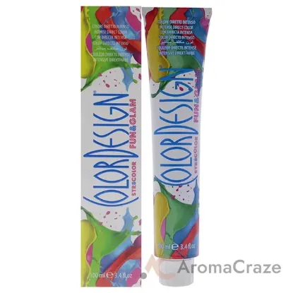 Picture of Fun and Glam Demi-Permanent Hair Color - Carribean Turquoise by ColorDesign for Unisex - 3.4 oz Hair Color