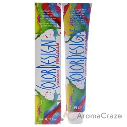 Picture of Fun and Glam Demi-Permanent Hair Color - Mystic Blue by ColorDesign for Unisex - 3.4 oz Hair Color