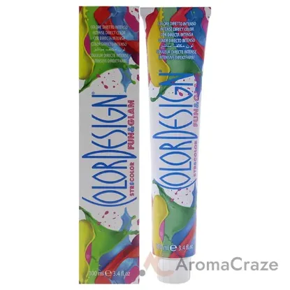 Picture of Fun and Glam Demi-Permanent Hair Color - White Diamond by ColorDesign for Unisex - 3.4 oz Hair Color