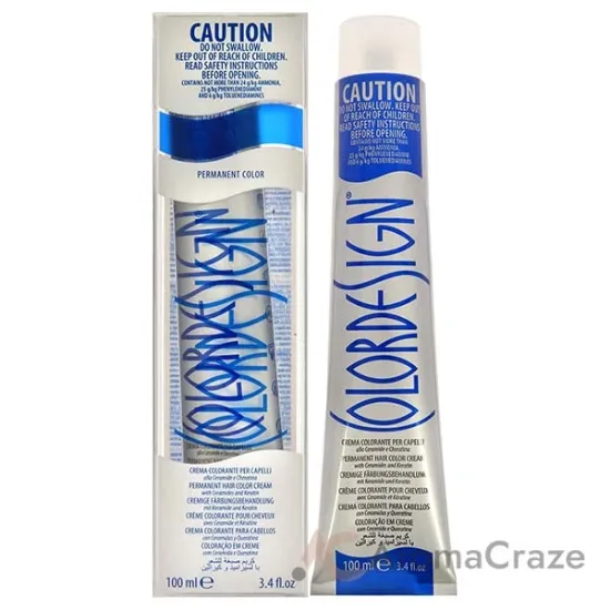 Picture of Permanent Hair Color - 7.66 Intensive Auburn Blonde by ColorDesign for Unisex - 3.4 oz Hair Color