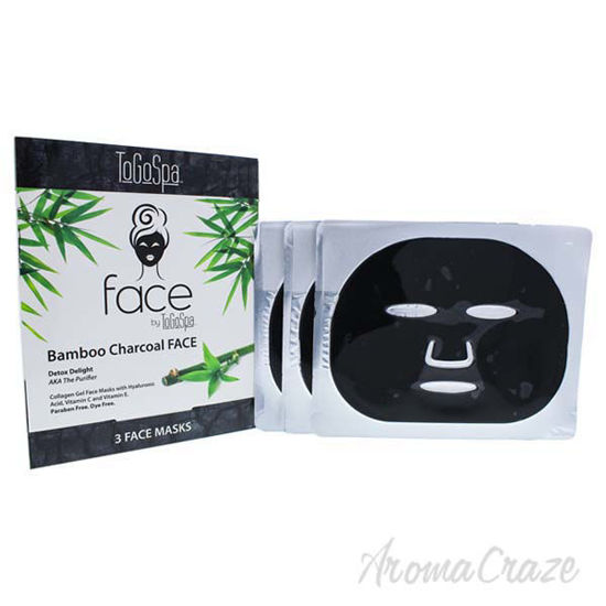 Bamboo Charcoal Face Collagen Gel Mask by To Go Spa for Unis