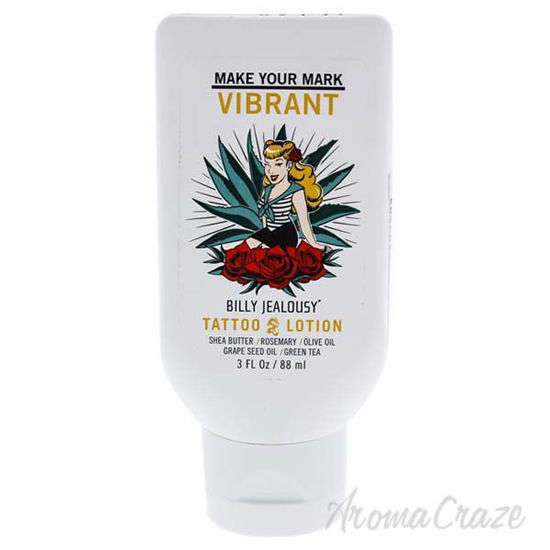 Vibrant Tattoo Lotion by Billy Jealousy for Men - 3 oz Lotio