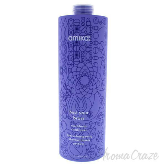 Bust Your Brass Cool Blonde Conditioner by Amika for Unisex 