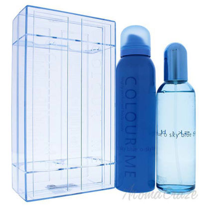 Colour Me Sky Blue by Milton-Lloyd for Women - 2 Pc Gift Set