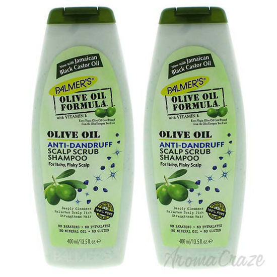 Olive Oil Anti-Dandruff Scalp Scrub Shampoo by Palmers for U