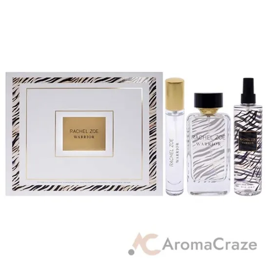 Picture of Warrior 2023 by Rachel Zoe for Women - 3 Pc Gift Set 3.4oz EDP Spray, 0.34oz EDP Spray, 10oz Fragrance Mist